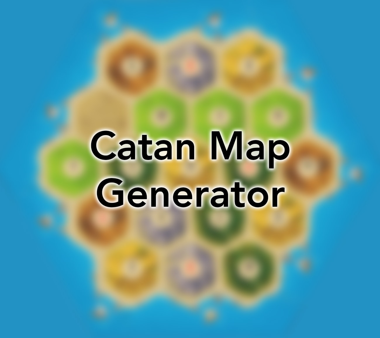 Catan Map Generator.